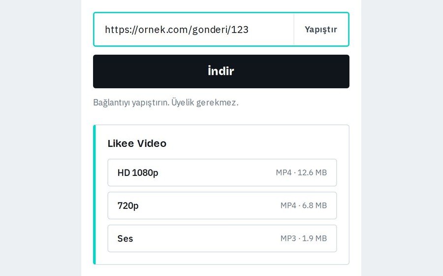 Android — Bağlantıyı kopyalayın