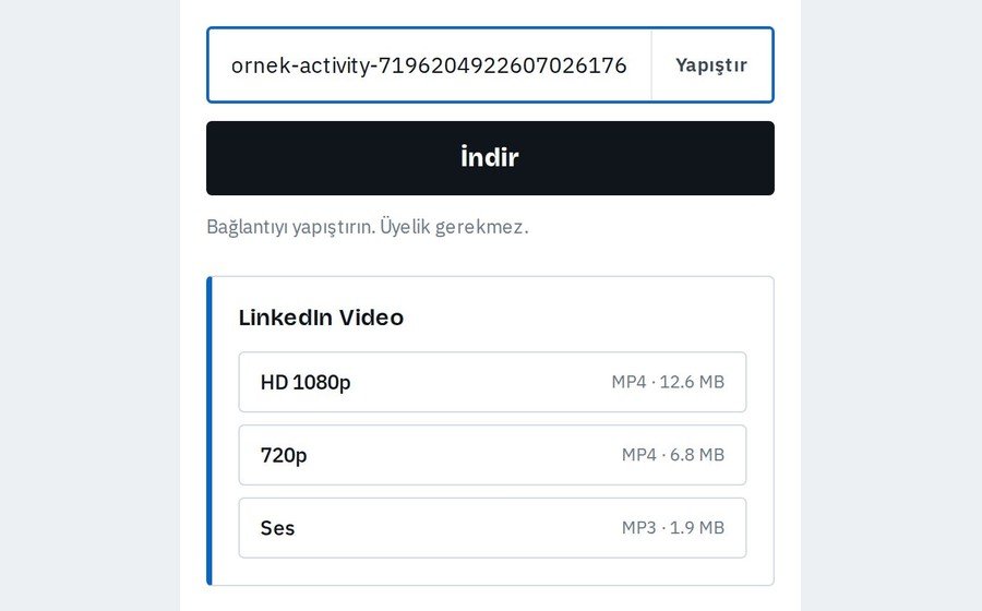 Android — Bağlantıyı kopyalayın