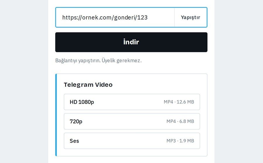 Android — Gönderiye uzun basın