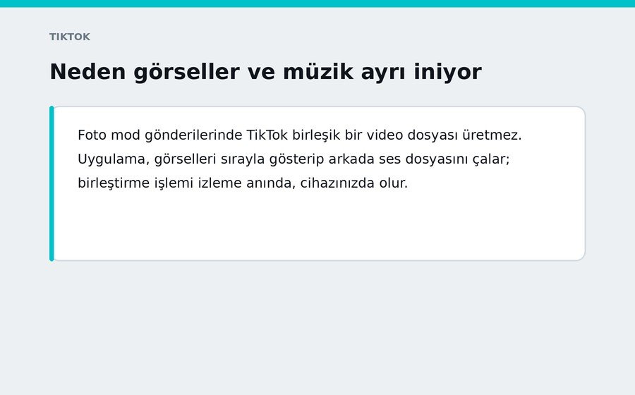 Neden görseller ve müzik ayrı iniyor